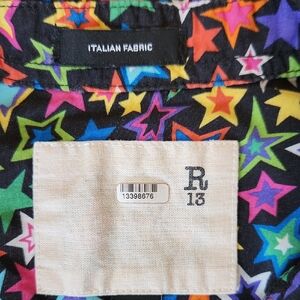 R 13 Multicolor Star Pattern Shirt-On Sale